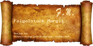 Feigelstock Margit névjegykártya